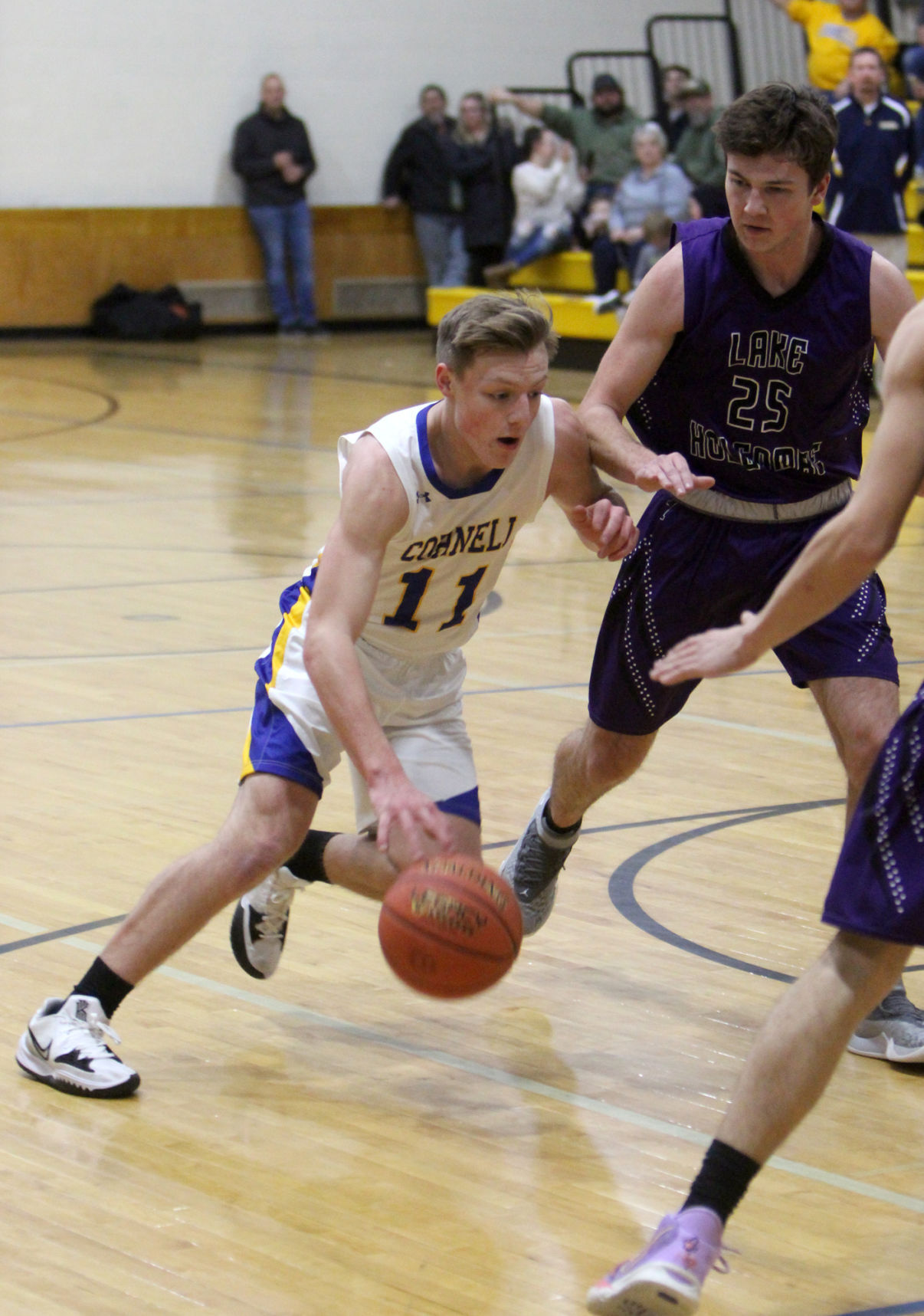 Lake Holcombe at Cornell boys basketball 1-14-22